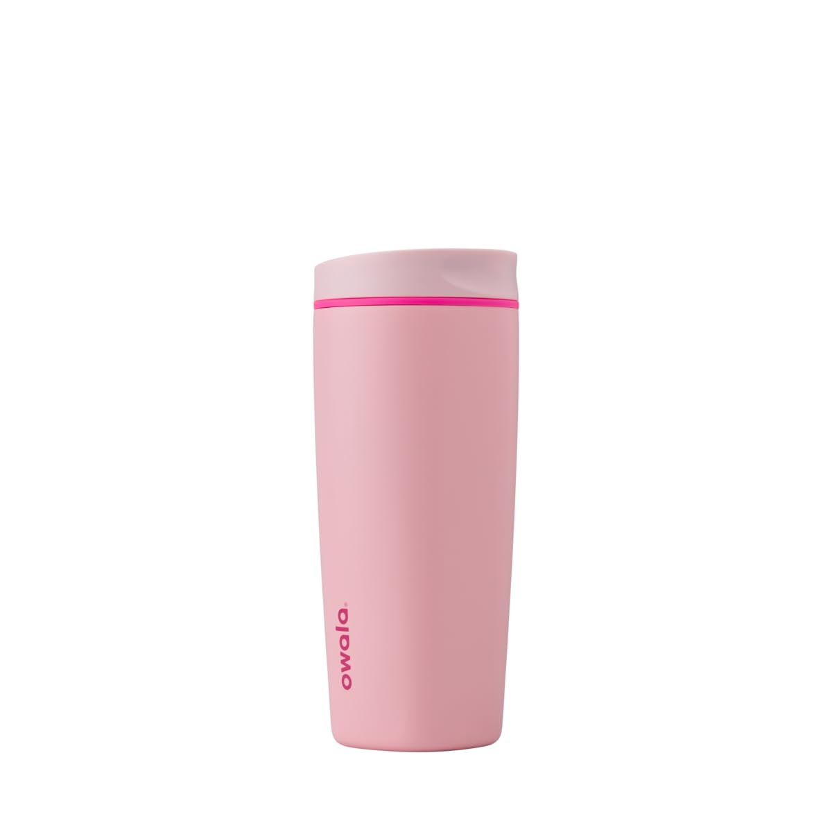 Owala SmoothSip Slider Insulated Stainless Steel Coffee Tumbler, Reusable Iced Coffee Cup, Hot Coffee Travel Mug, BPA Free 12 oz, Campfire Nights