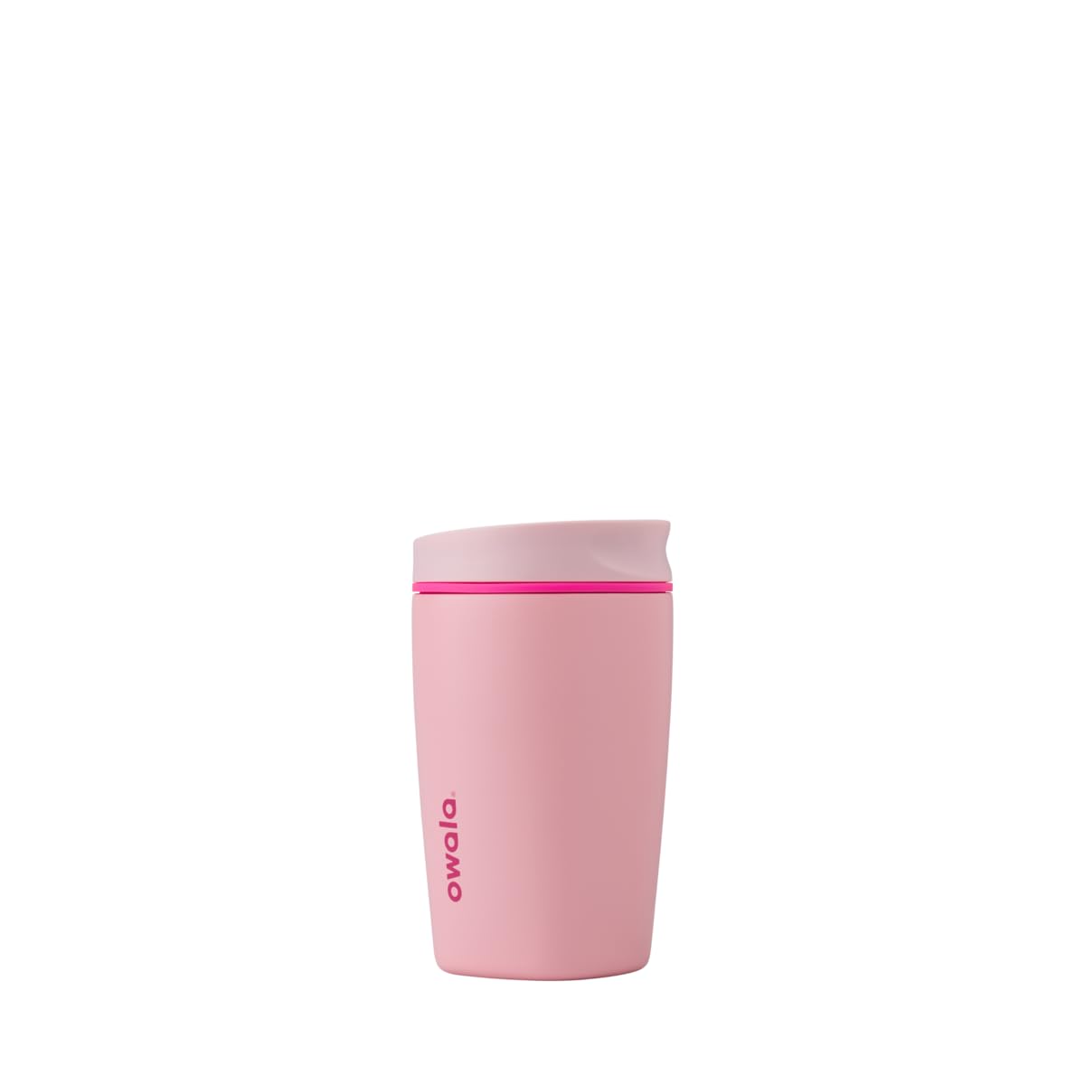 Owala SmoothSip Slider Insulated Stainless Steel Coffee Tumbler, Reusable Iced Coffee Cup, Hot Coffee Travel Mug, BPA Free 12 oz, Campfire Nights