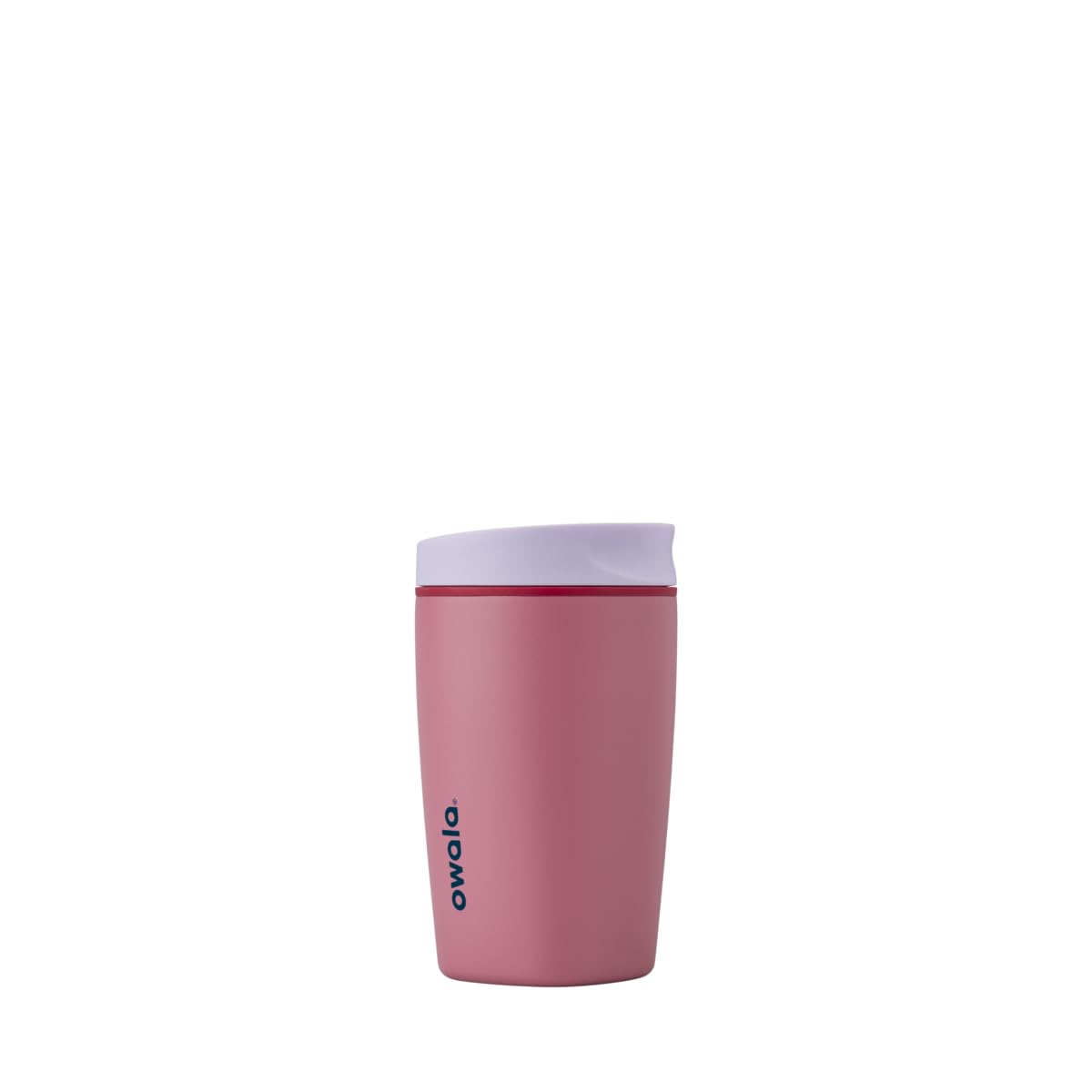 Owala SmoothSip Slider Insulated Stainless Steel Coffee Tumbler, Reusable Iced Coffee Cup, Hot Coffee Travel Mug, BPA Free 12 oz, Campfire Nights