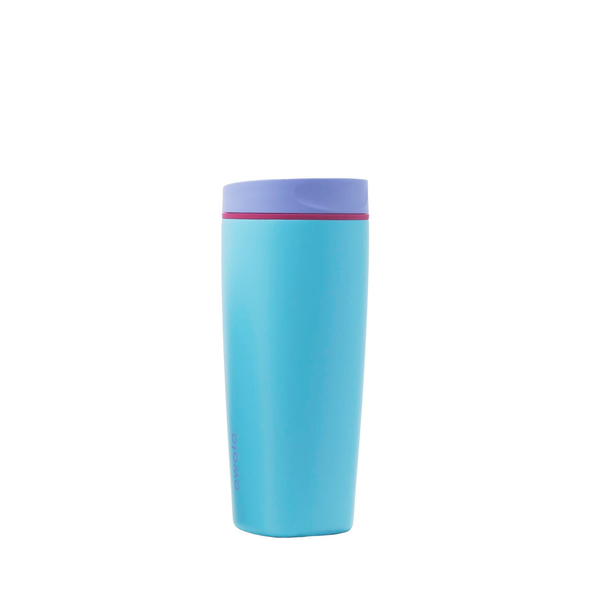 Owala SmoothSip Slider Insulated Stainless Steel Coffee Tumbler, Reusable Iced Coffee Cup, Hot Coffee Travel Mug, BPA Free 12 oz, Campfire Nights