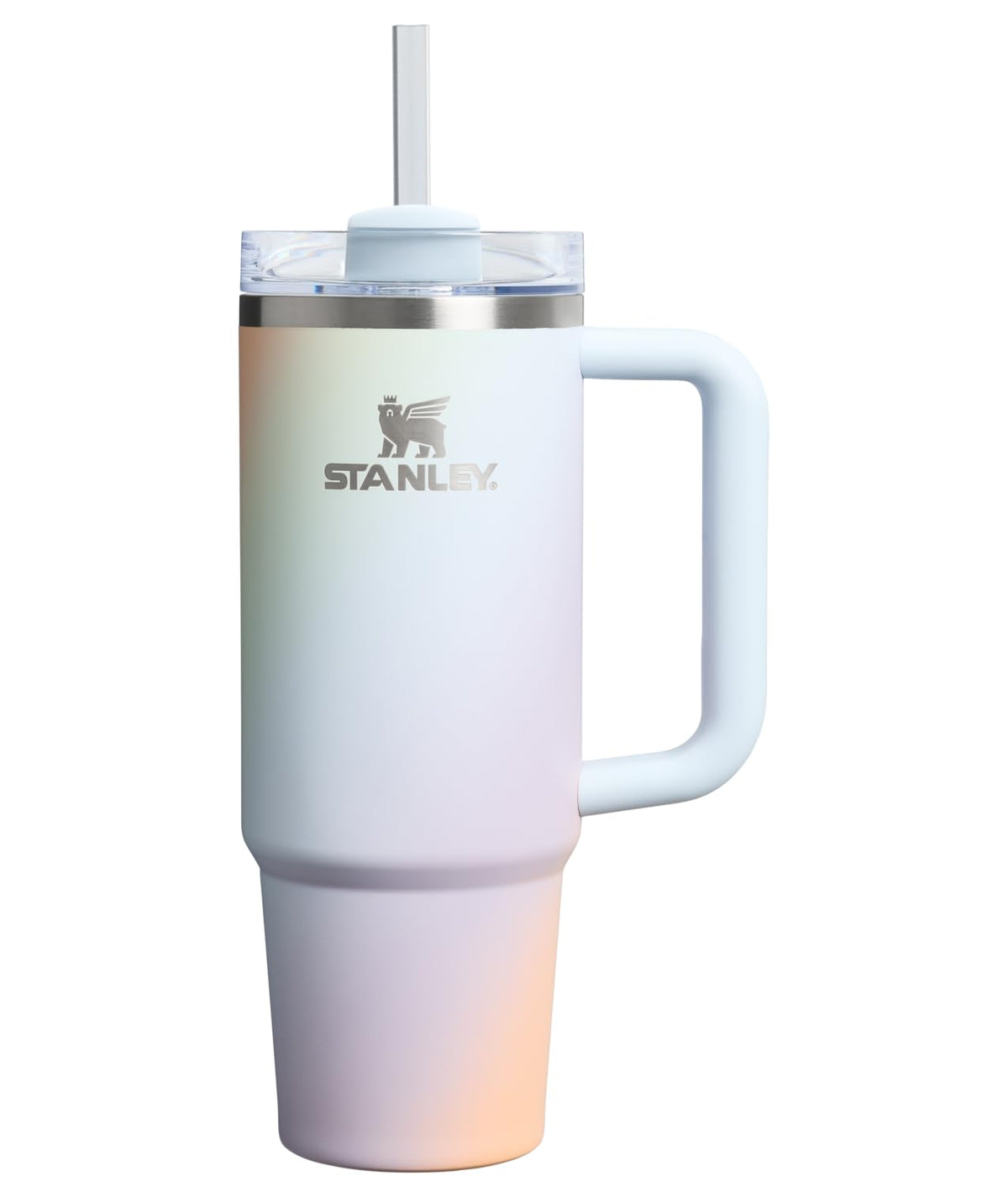 Stanley Quencher H2.O FlowState™ Tumbler 40 oz Black Gloss Deco