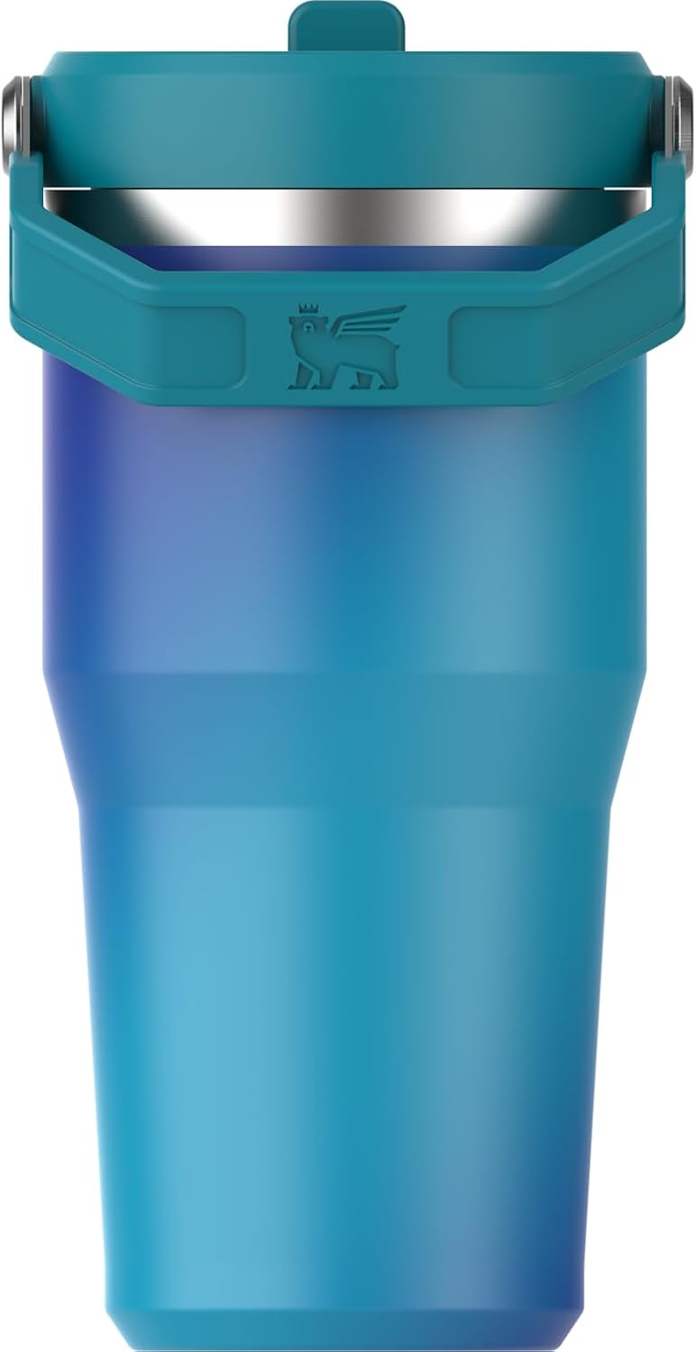 STANLEY IceFlow 2.0 Flip Straw Tumbler, 20 oz, Sea Glass Aura