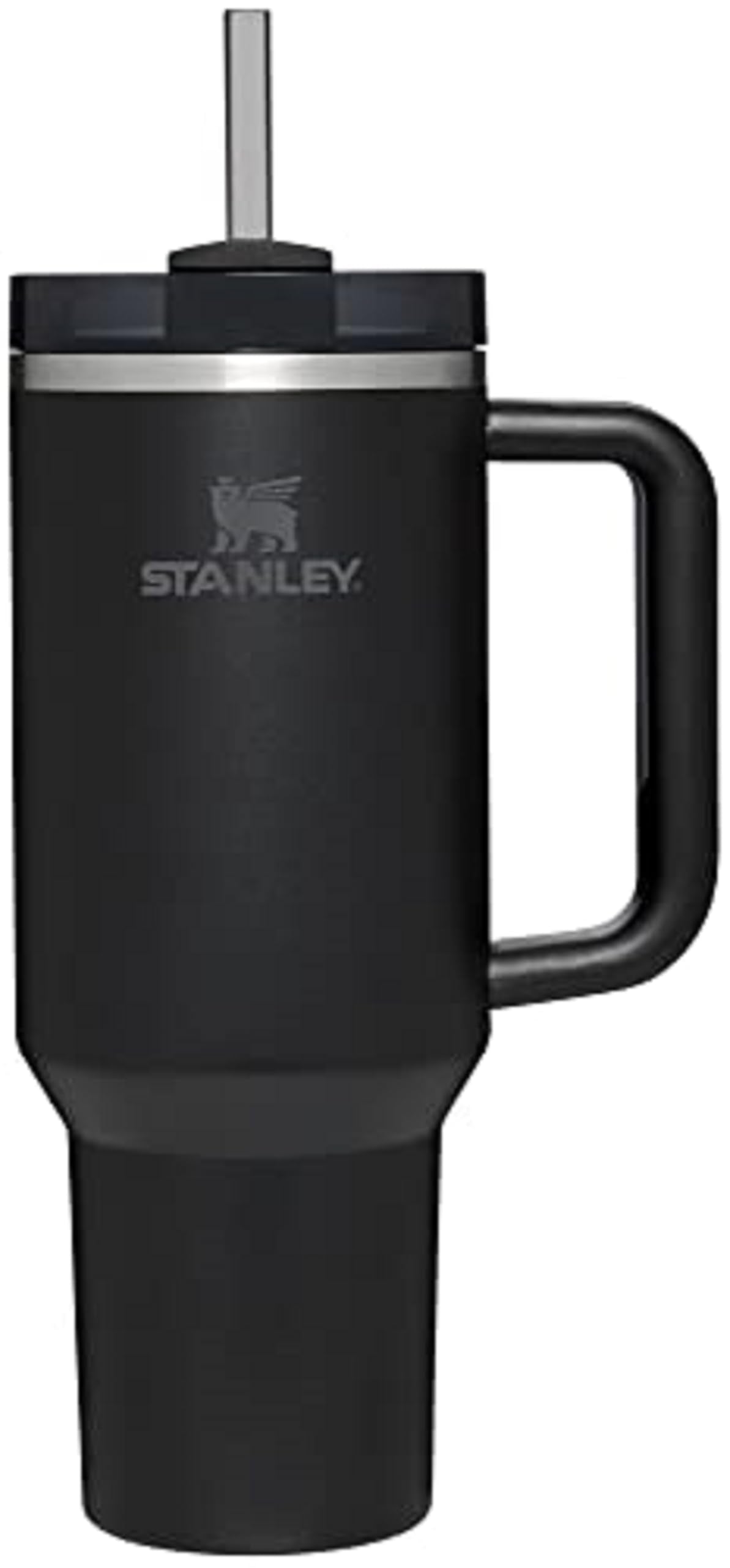 Stanley Quencher H2.O FlowState™ Tumbler 40 oz Black Gloss Deco
