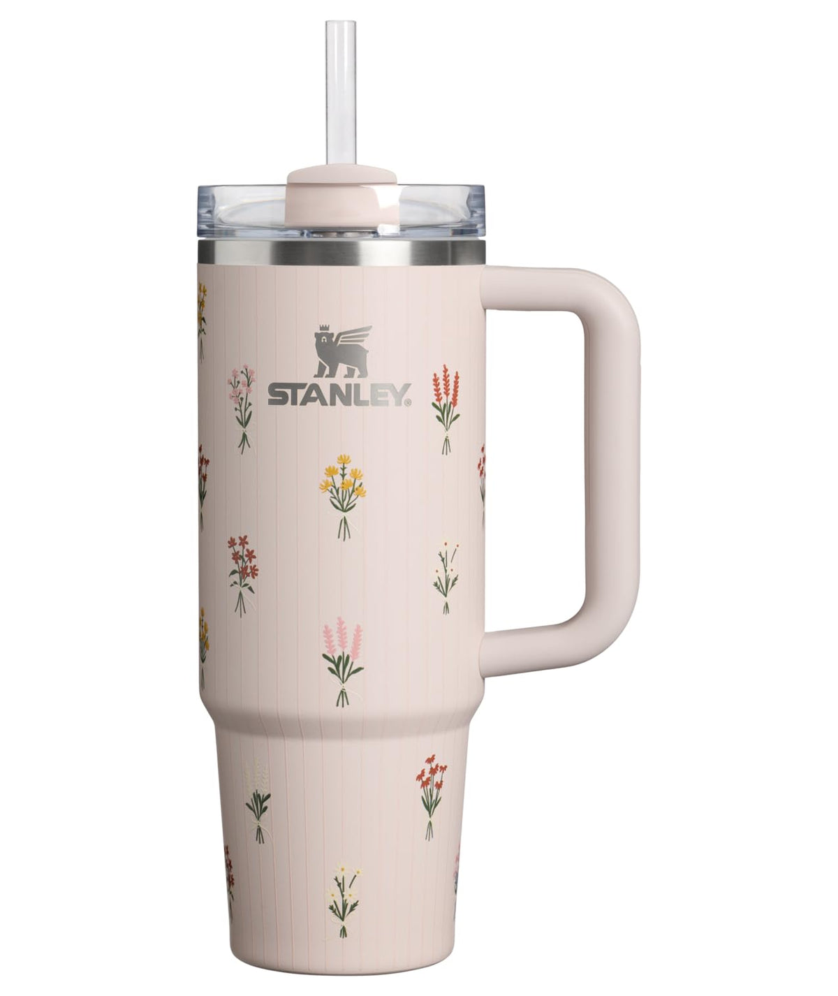 Stanley Quencher H2.O FlowState™ Tumbler 40 oz Black Gloss Deco