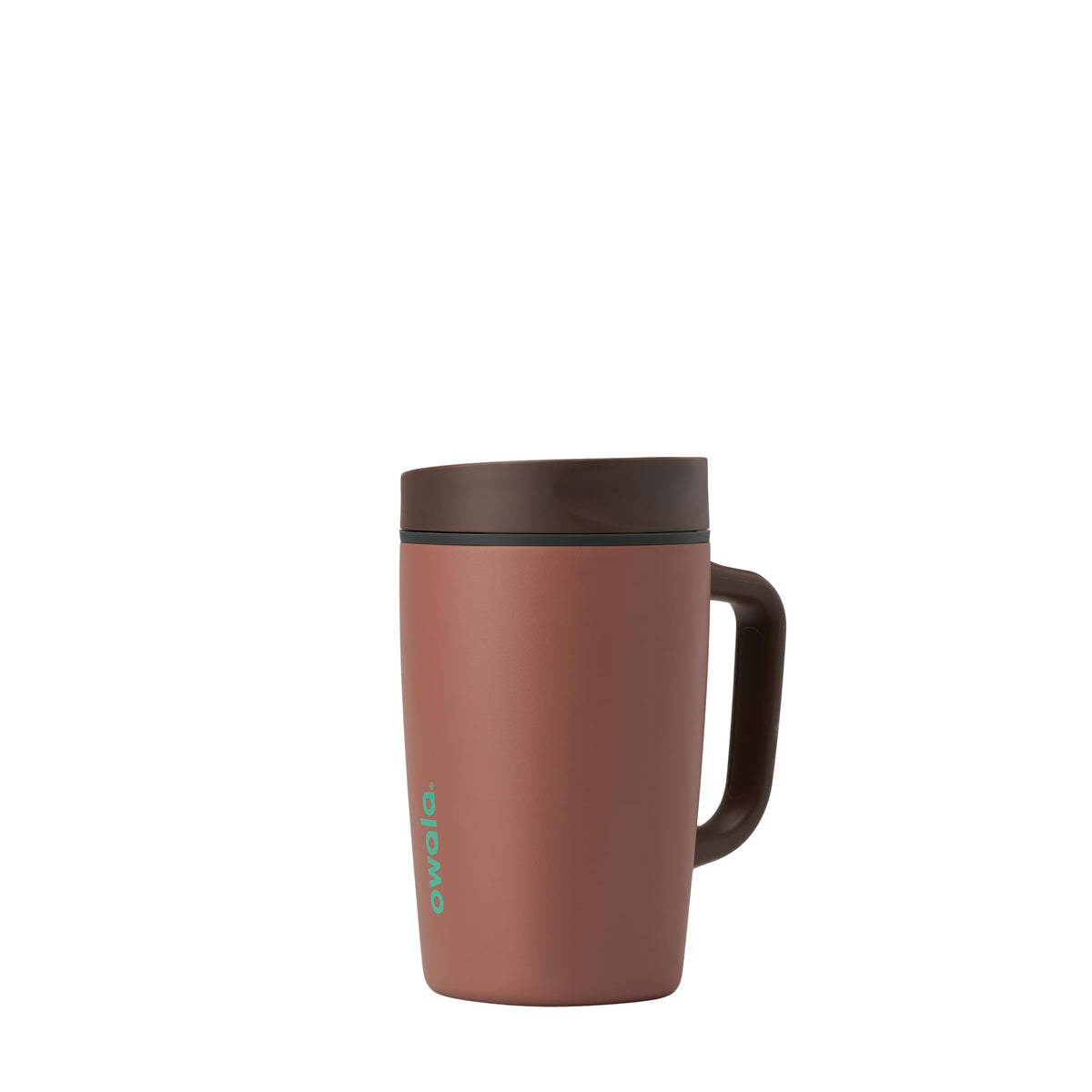 Owala SmoothSip Slider Insulated Stainless Steel Coffee Tumbler, Reusable Iced Coffee Cup, Hot Coffee Travel Mug, BPA Free 12 oz, Campfire Nights