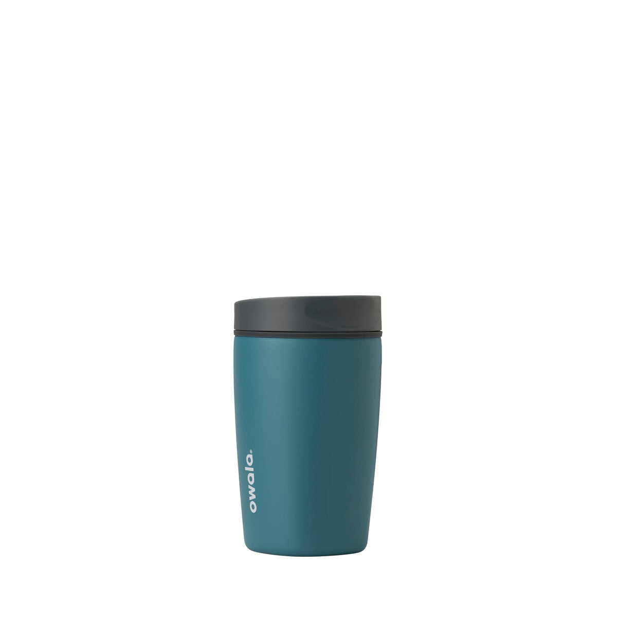 Owala SmoothSip Slider Insulated Stainless Steel Coffee Tumbler, Reusable Iced Coffee Cup, Hot Coffee Travel Mug, BPA Free 12 oz, Campfire Nights
