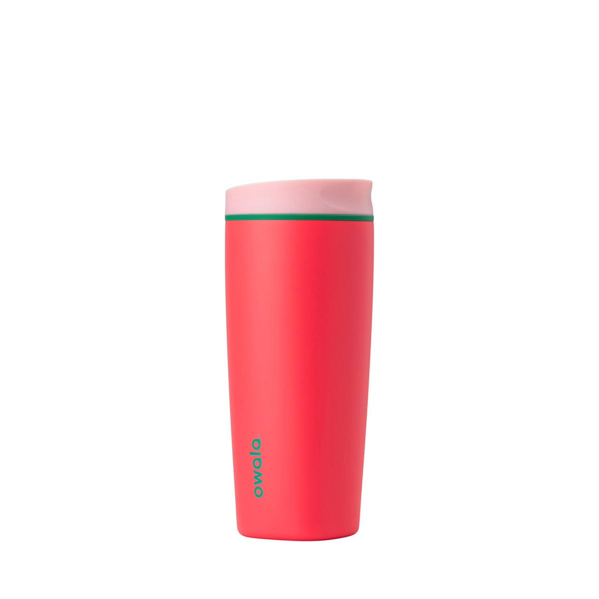 Owala SmoothSip Slider Insulated Stainless Steel Coffee Tumbler, Reusable Iced Coffee Cup, Hot Coffee Travel Mug, BPA Free 12 oz, Campfire Nights