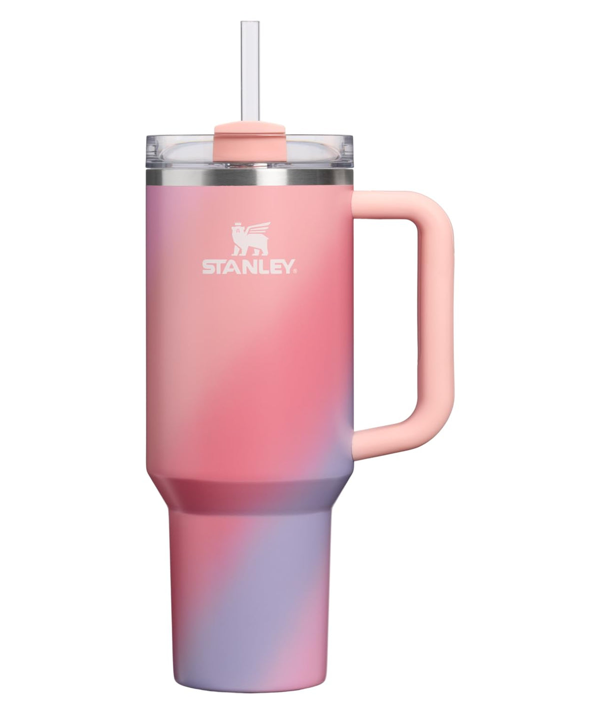 Stanley Quencher H2.O FlowState™ Tumbler 40 oz Black Gloss Deco