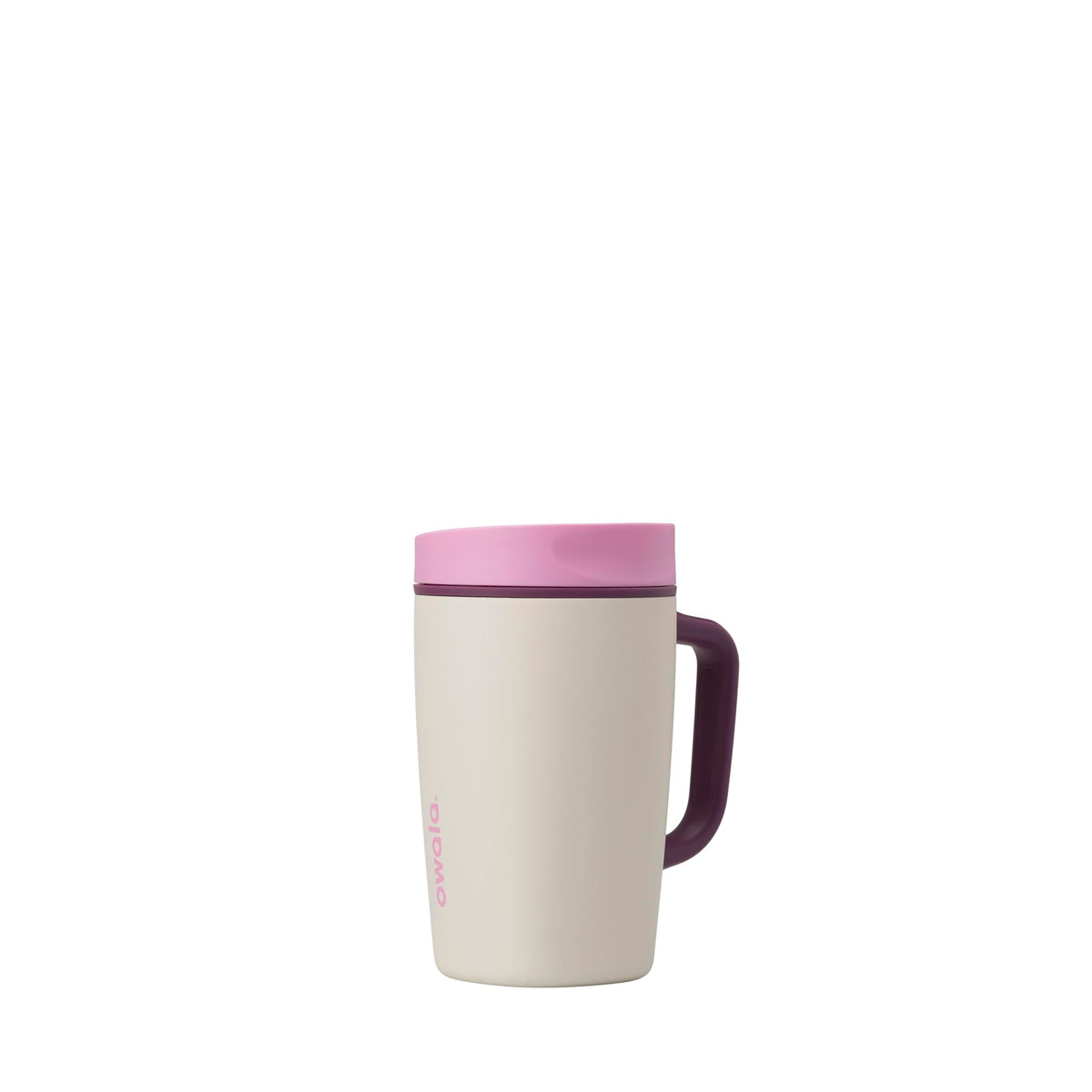 Owala SmoothSip Slider Insulated Stainless Steel Coffee Tumbler, Reusable Iced Coffee Cup, Hot Coffee Travel Mug, BPA Free 12 oz, Campfire Nights