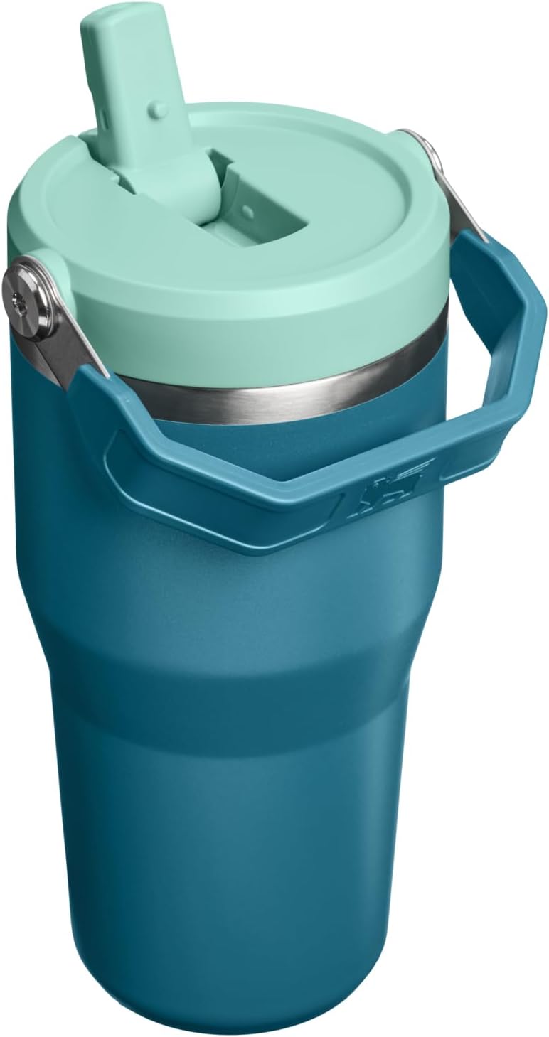 STANLEY IceFlow 2.0 Flip Straw Tumbler, 20 oz, Coastal Teal