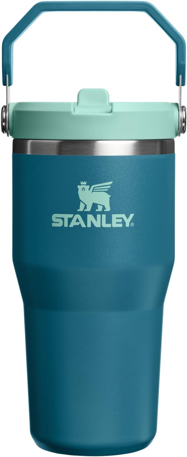 STANLEY IceFlow 2.0 Flip Straw Tumbler, 20 oz, Coastal Teal
