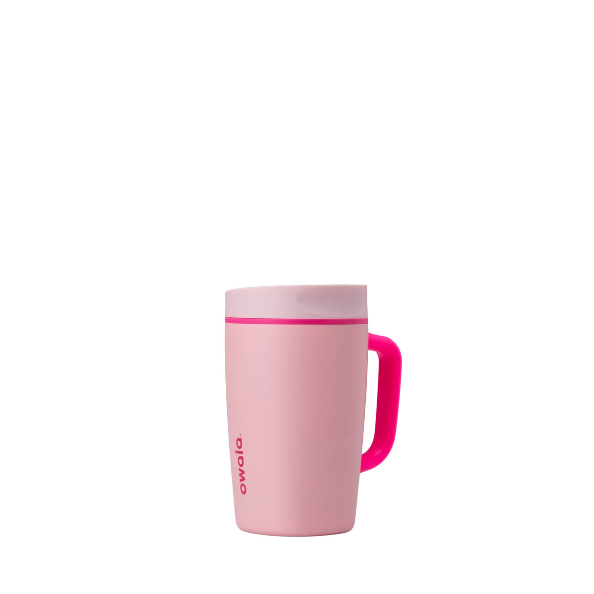Owala SmoothSip Slider Insulated Stainless Steel Coffee Tumbler, Reusable Iced Coffee Cup, Hot Coffee Travel Mug, BPA Free 12 oz, Campfire Nights