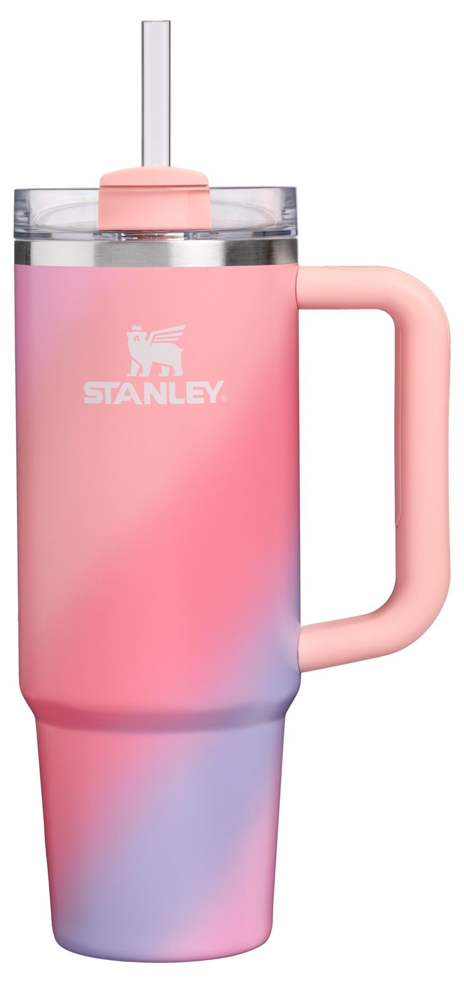 Stanley Quencher H2.O FlowState™ Tumbler 40 oz Black Gloss Deco