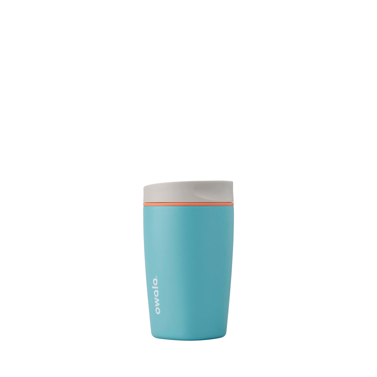 Owala SmoothSip Slider Insulated Stainless Steel Coffee Tumbler, Reusable Iced Coffee Cup, Hot Coffee Travel Mug, BPA Free 12 oz, Campfire Nights