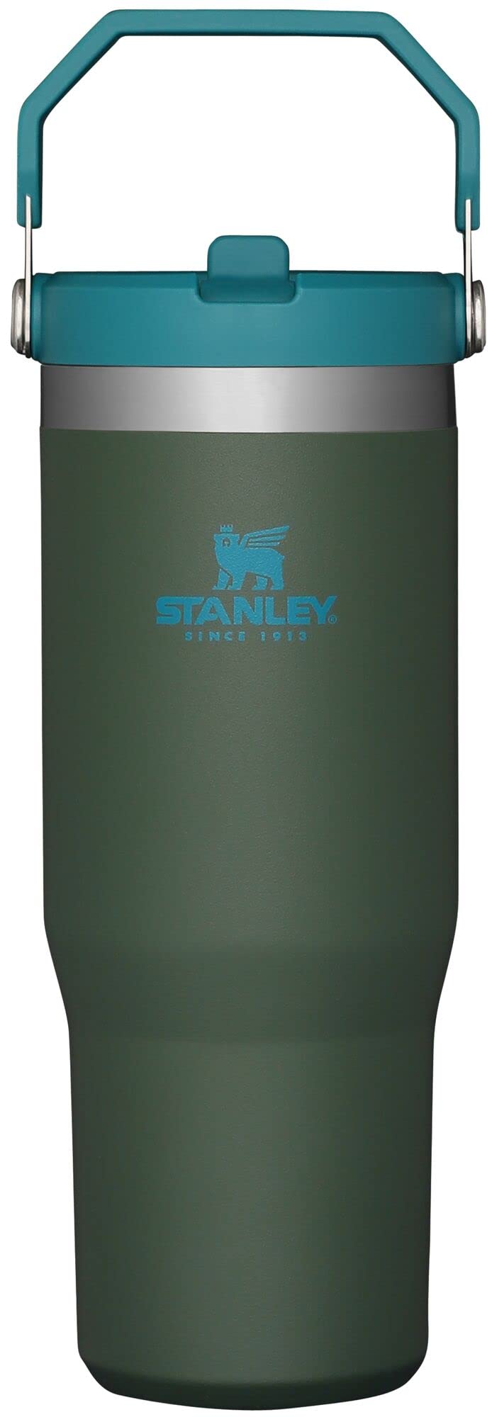 STANLEY IceFlow 2.0 Flip Straw Tumbler, 20 oz, Sea Glass Aura