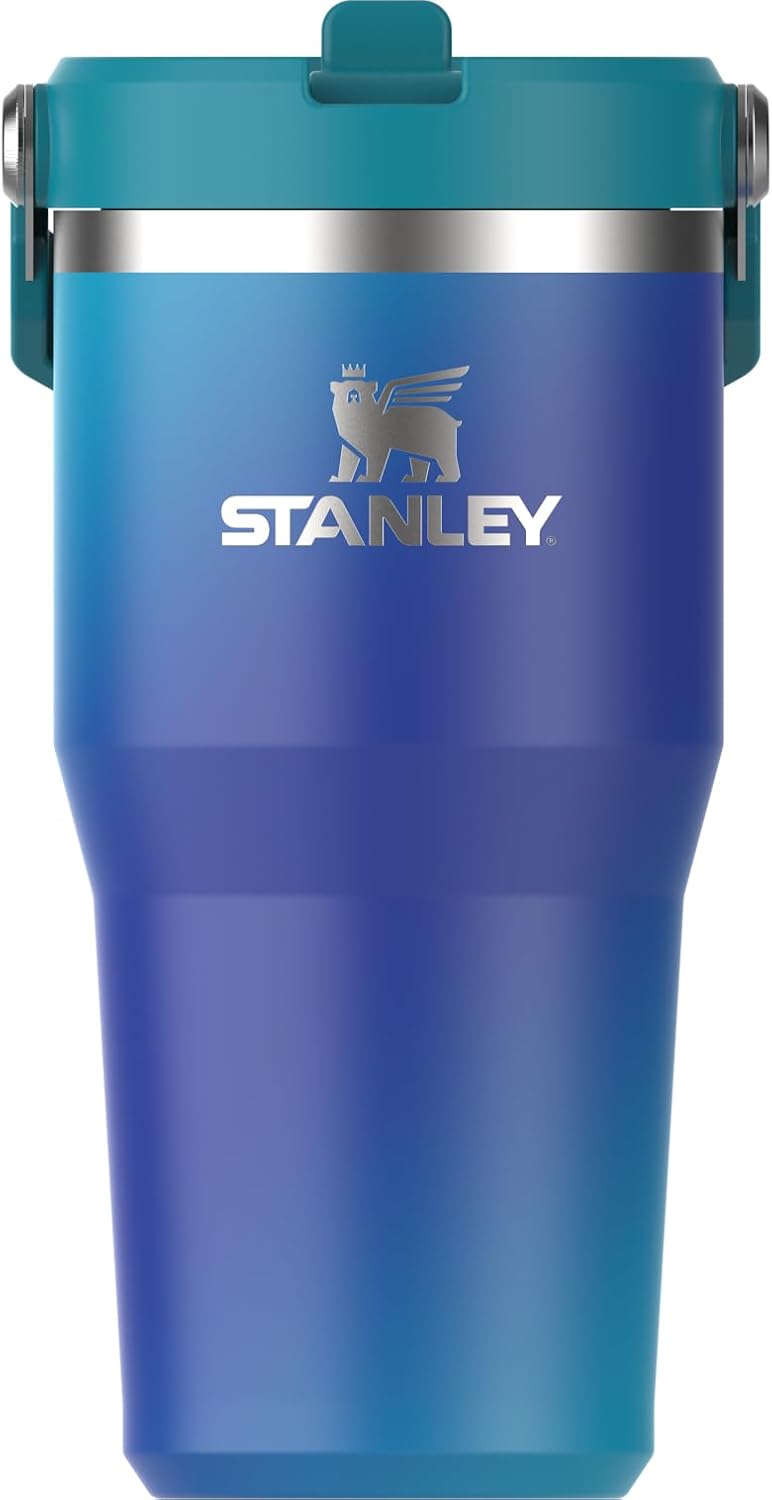 STANLEY IceFlow 2.0 Flip Straw Tumbler, 20 oz, Sea Glass Aura