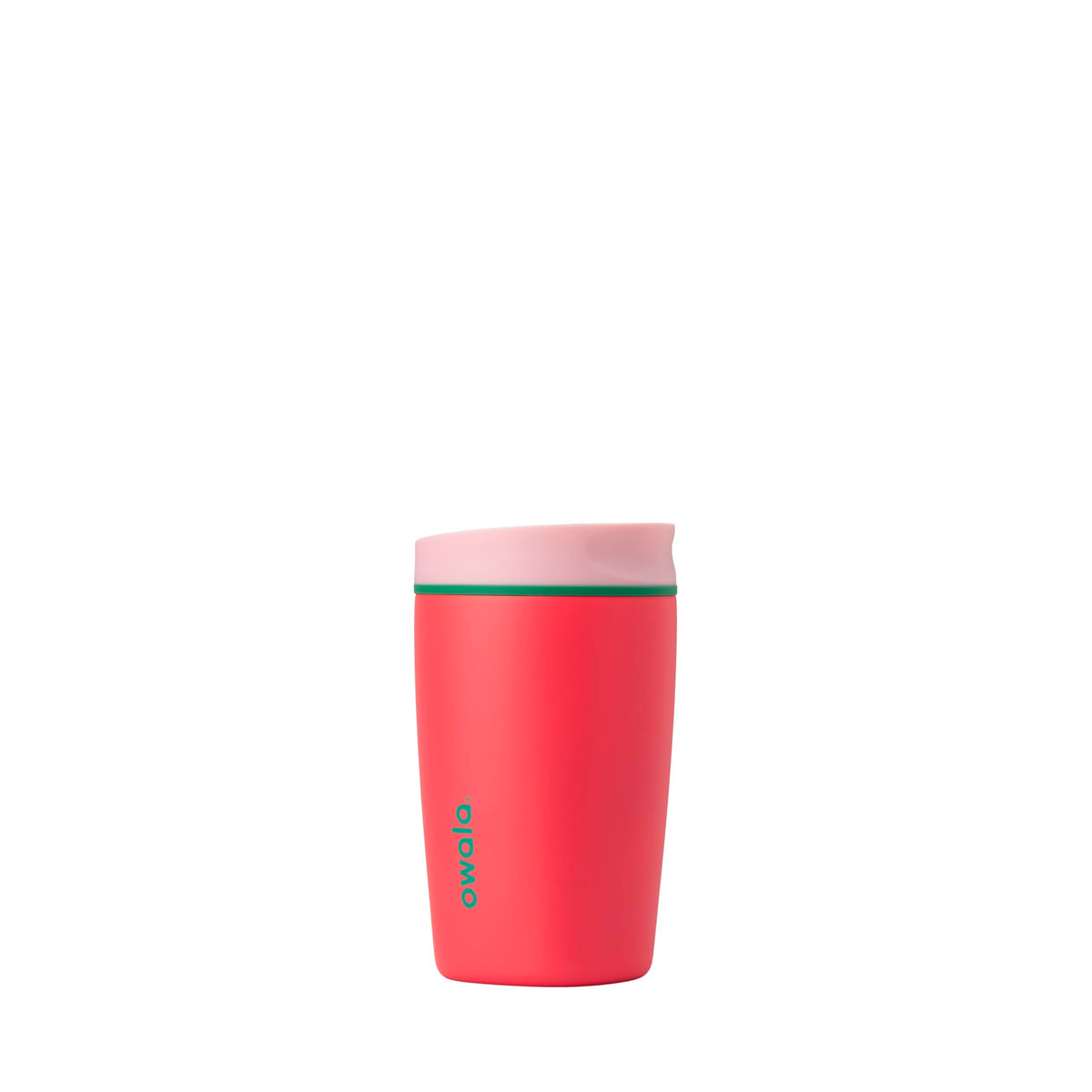 Owala SmoothSip Slider Insulated Stainless Steel Coffee Tumbler, Reusable Iced Coffee Cup, Hot Coffee Travel Mug, BPA Free 12 oz, Campfire Nights