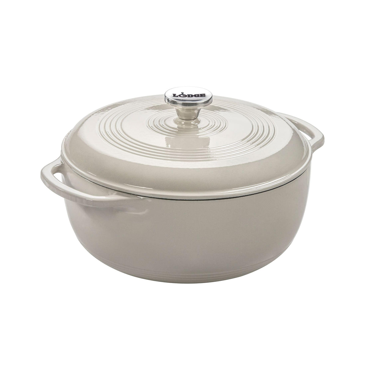 Lodge Essential Enamel Cast Iron Dutch Oven, 6 Quart, Avocado