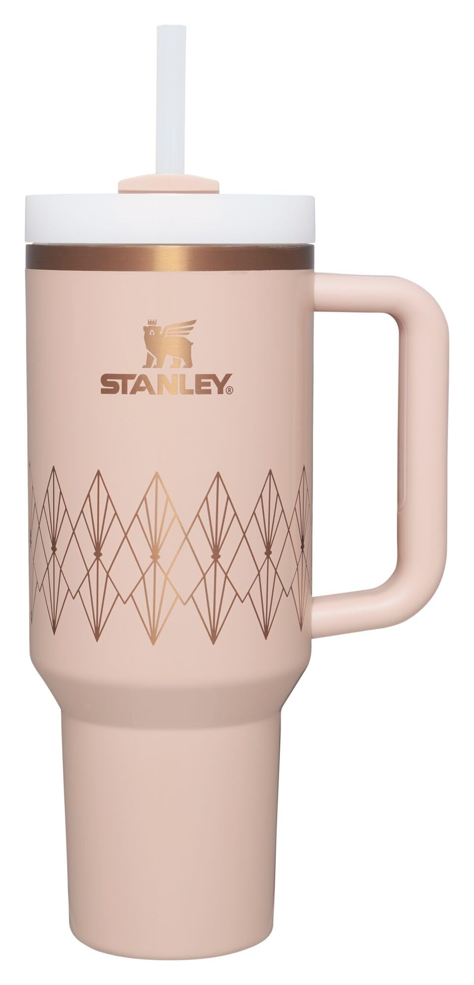 Stanley Quencher H2.O FlowState™ Tumbler 40 oz Black Gloss Deco
