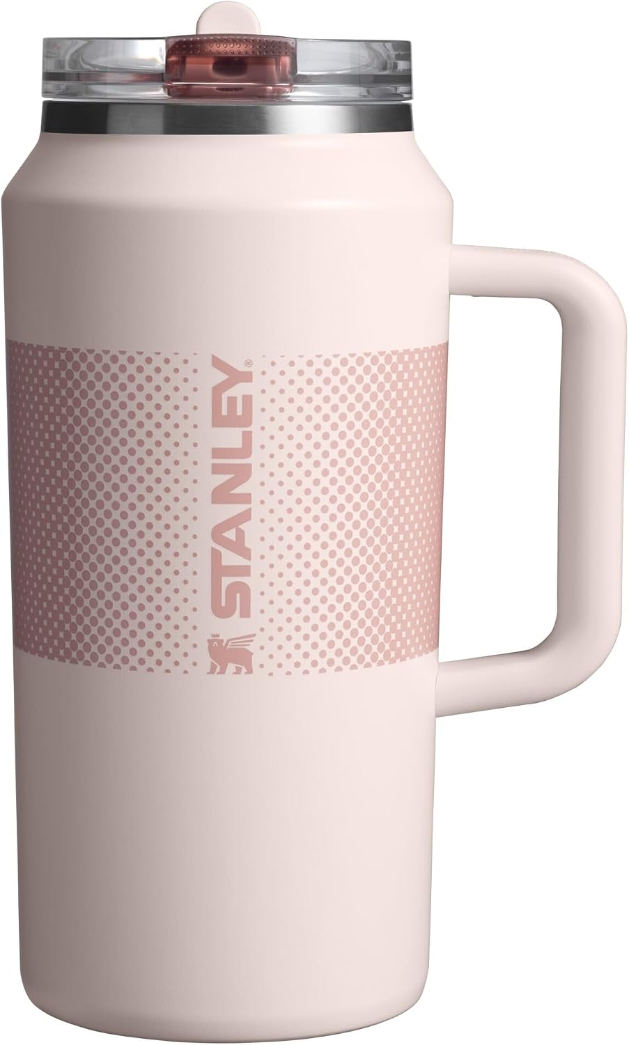 STANLEY Quencher ProTour Flipstraw Tumbler, 64 oz, Rose Quartz Fade