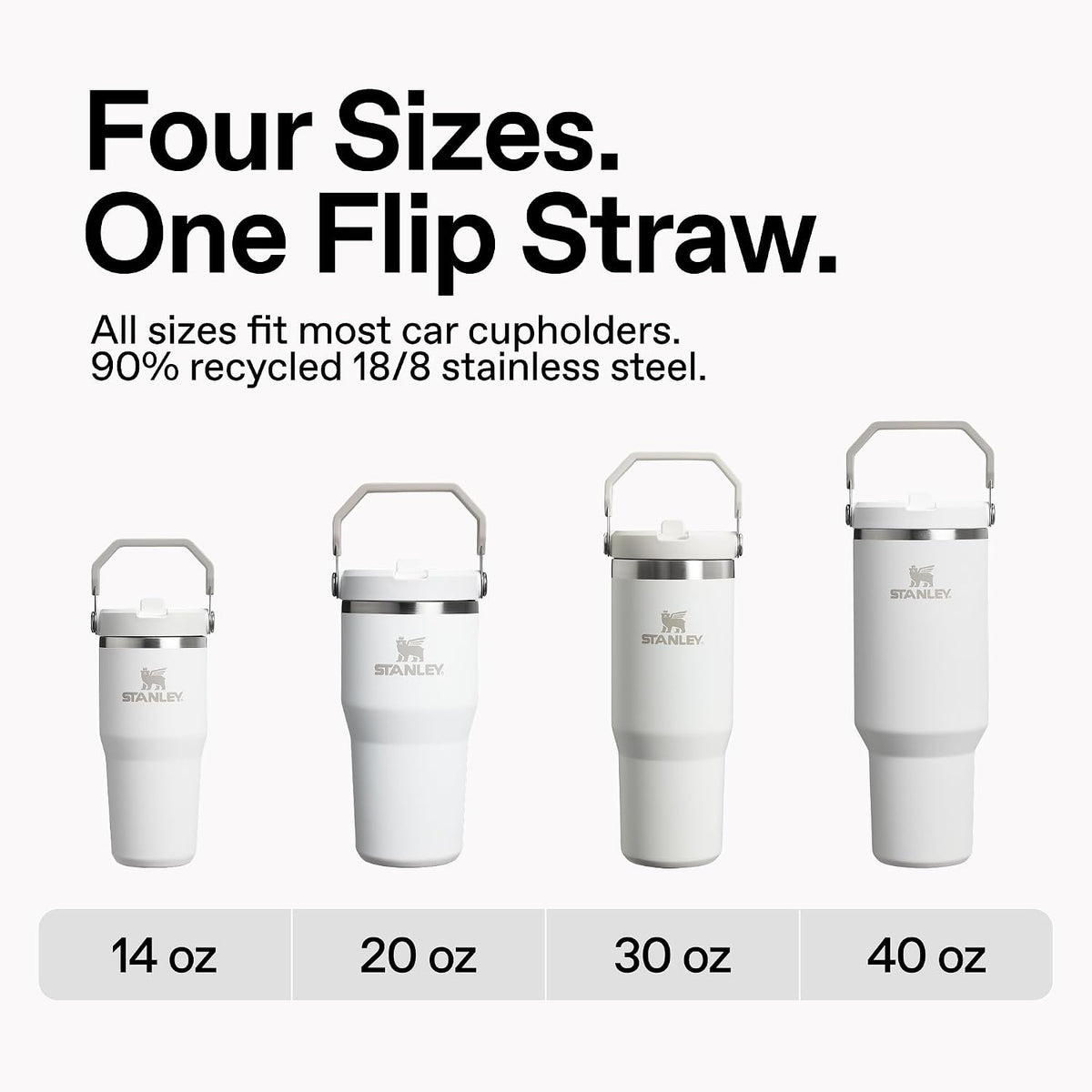 STANLEY IceFlow 2.0 Flip Straw Tumbler, 20 oz, Coastal Teal