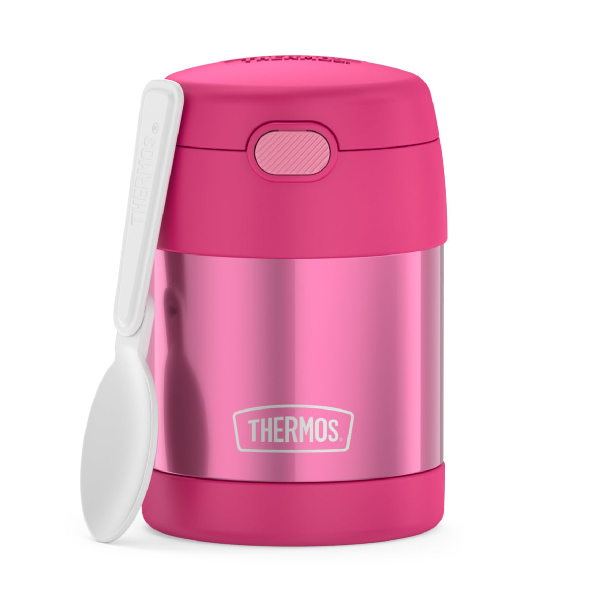 THERMOS FUNTAINER Insulated Food Jar, 10 Ounce, Kid Friendly Food Jar with Foldable Spoon, Rainbow Cloud