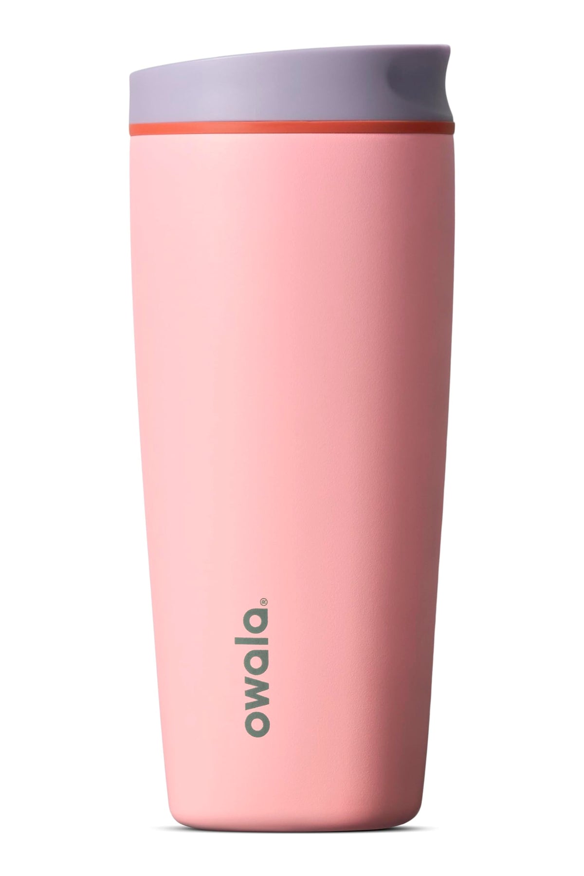 Owala SmoothSip Slider Insulated Stainless Steel Coffee Tumbler, Reusable Iced Coffee Cup, Hot Coffee Travel Mug, BPA Free 12 oz, Campfire Nights