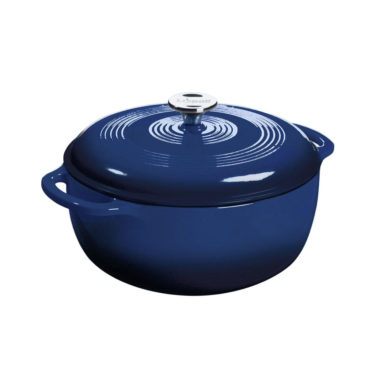 Lodge Essential Enamel Cast Iron Dutch Oven, 6 Quart, Avocado