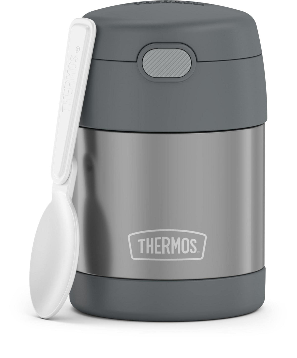 THERMOS FUNTAINER Insulated Food Jar, 10 Ounce, Kid Friendly Food Jar with Foldable Spoon, Rainbow Cloud