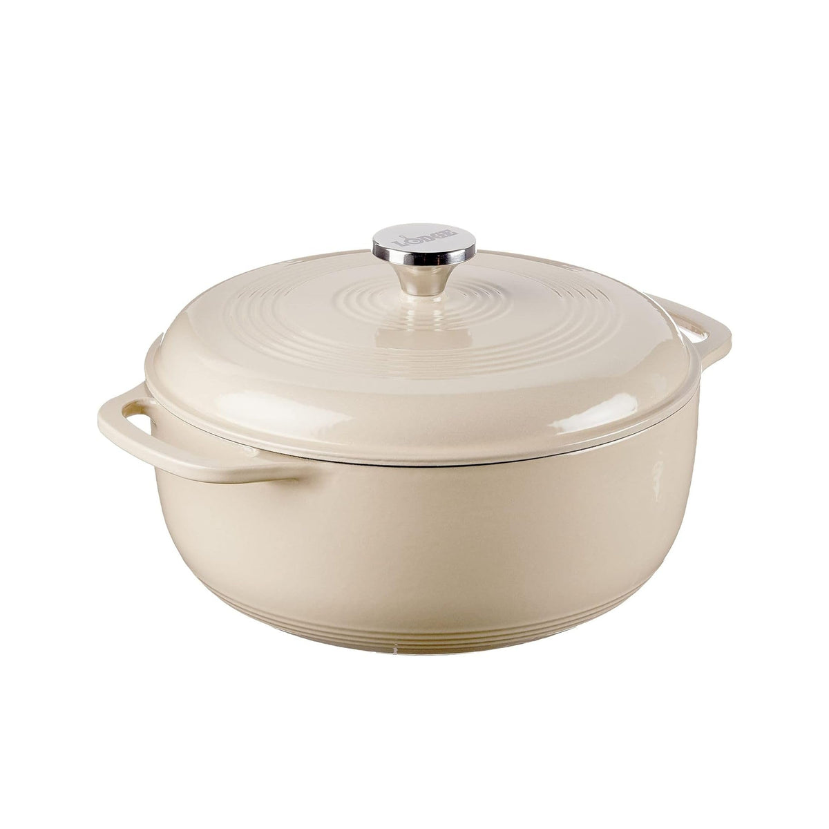 Lodge Essential Enamel Cast Iron Dutch Oven, 6 Quart, Avocado
