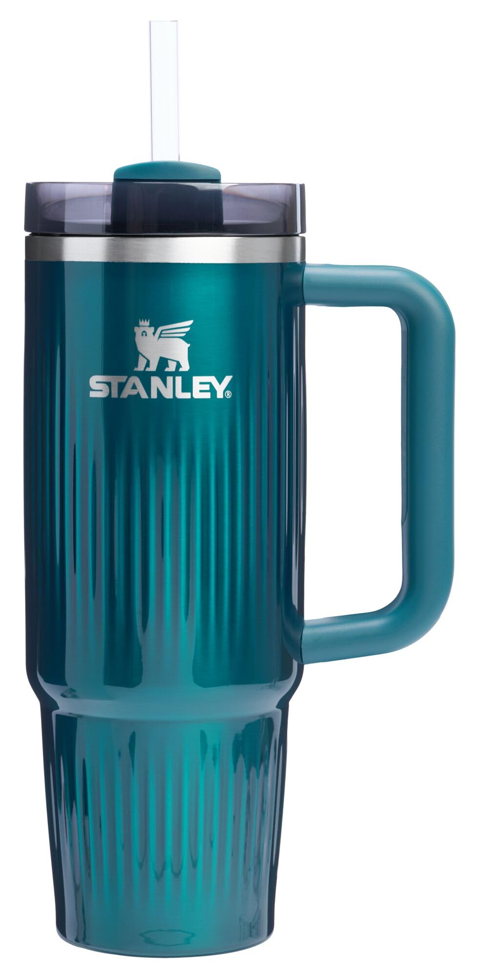 Stanley Quencher H2.O FlowState™ Tumbler 40 oz Black Gloss Deco