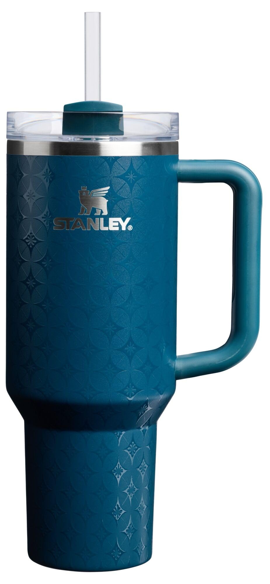 Stanley Quencher H2.O FlowState™ Tumbler 40 oz Black Gloss Deco