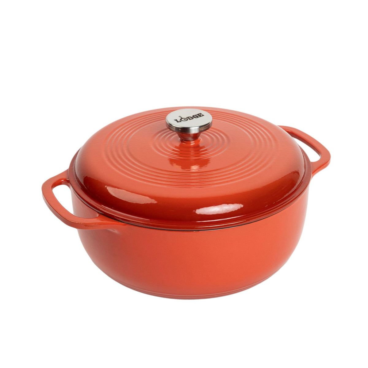 Lodge Essential Enamel Cast Iron Dutch Oven, 6 Quart, Avocado