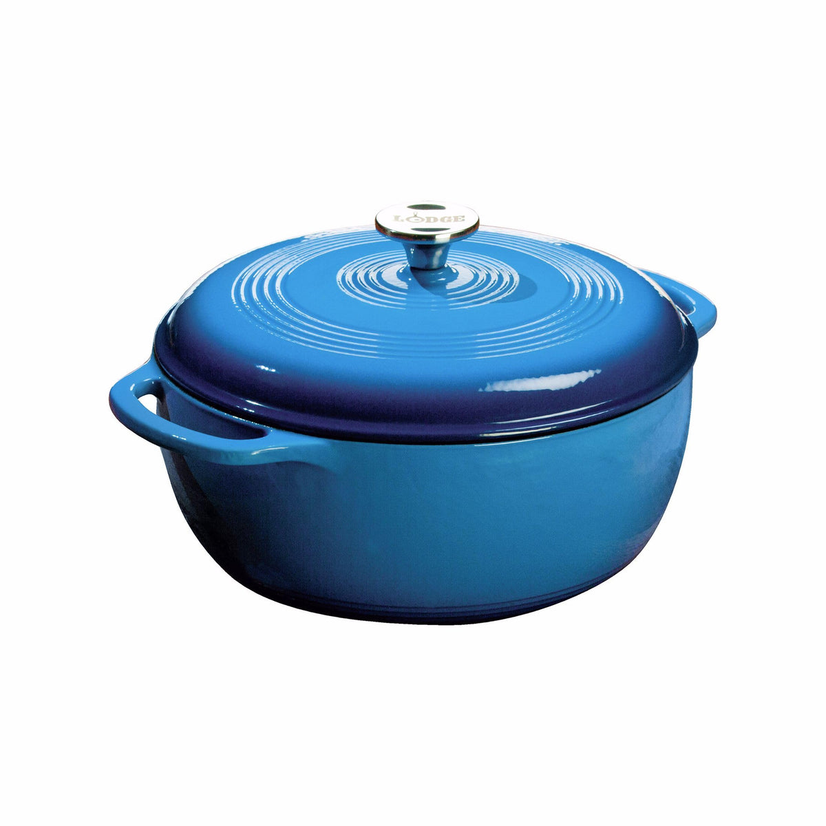 Lodge Essential Enamel Cast Iron Dutch Oven, 6 Quart, Avocado