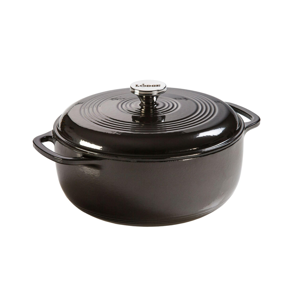 Lodge Essential Enamel Cast Iron Dutch Oven, 6 Quart, Avocado