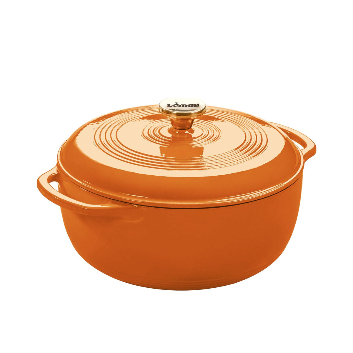 Lodge Essential Enamel Cast Iron Dutch Oven, 6 Quart, Avocado